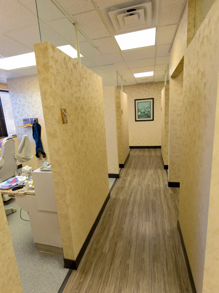 Hallway of North Oak location of {PRACTICE_NAME}